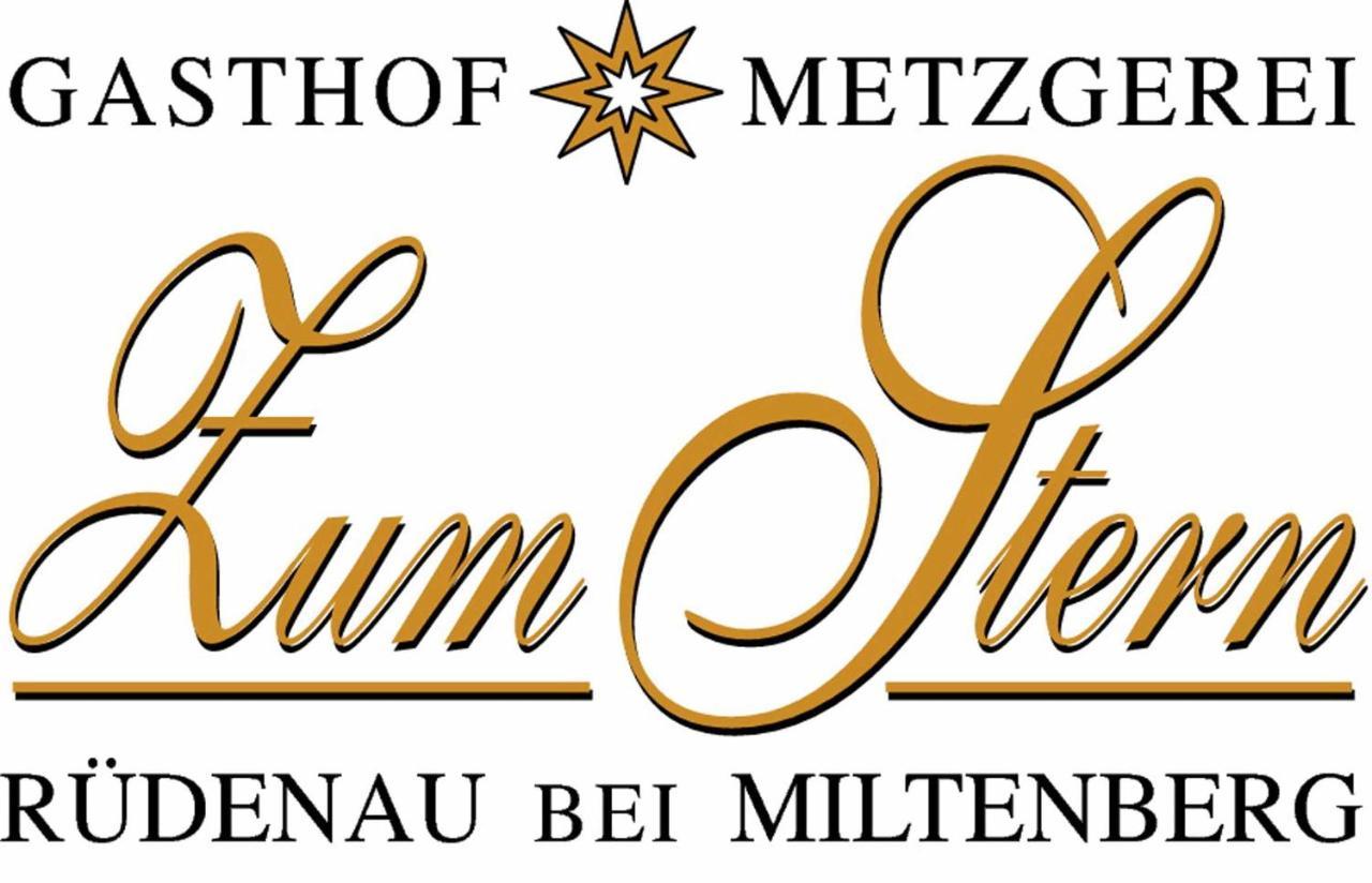 Gasthof-Landhotel-Metzgerei Zum Stern Rudenau Kültér fotó